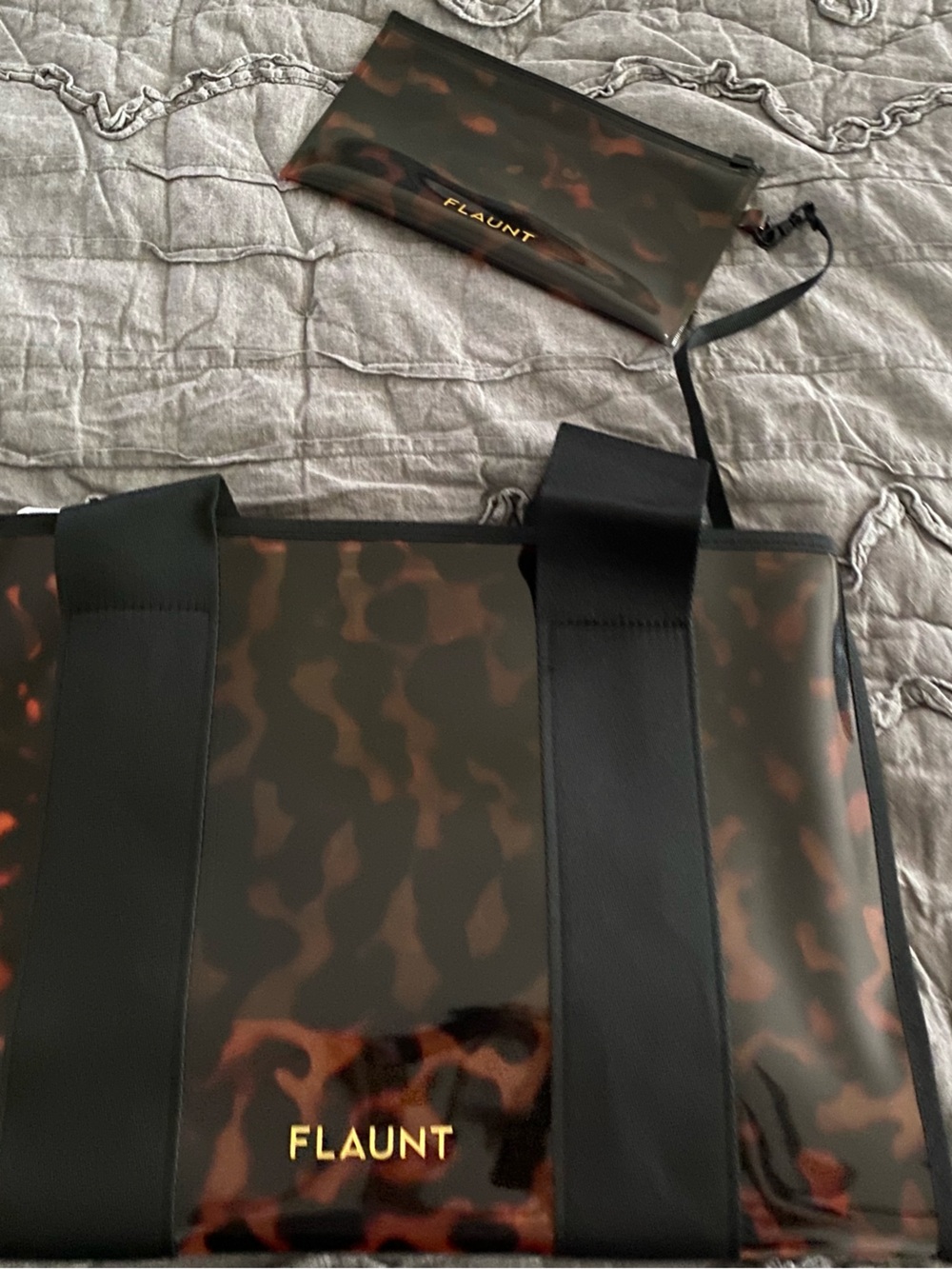 Flaunt Tortoise Everyday Tote Bag - Picture 2 of 2